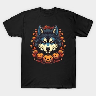 Alaskan Husky Halloween T-Shirt